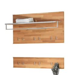 Massivholz Hängegarderobe Coestra aus Kernbuche (zweiteilig)^Wohnen Sale
