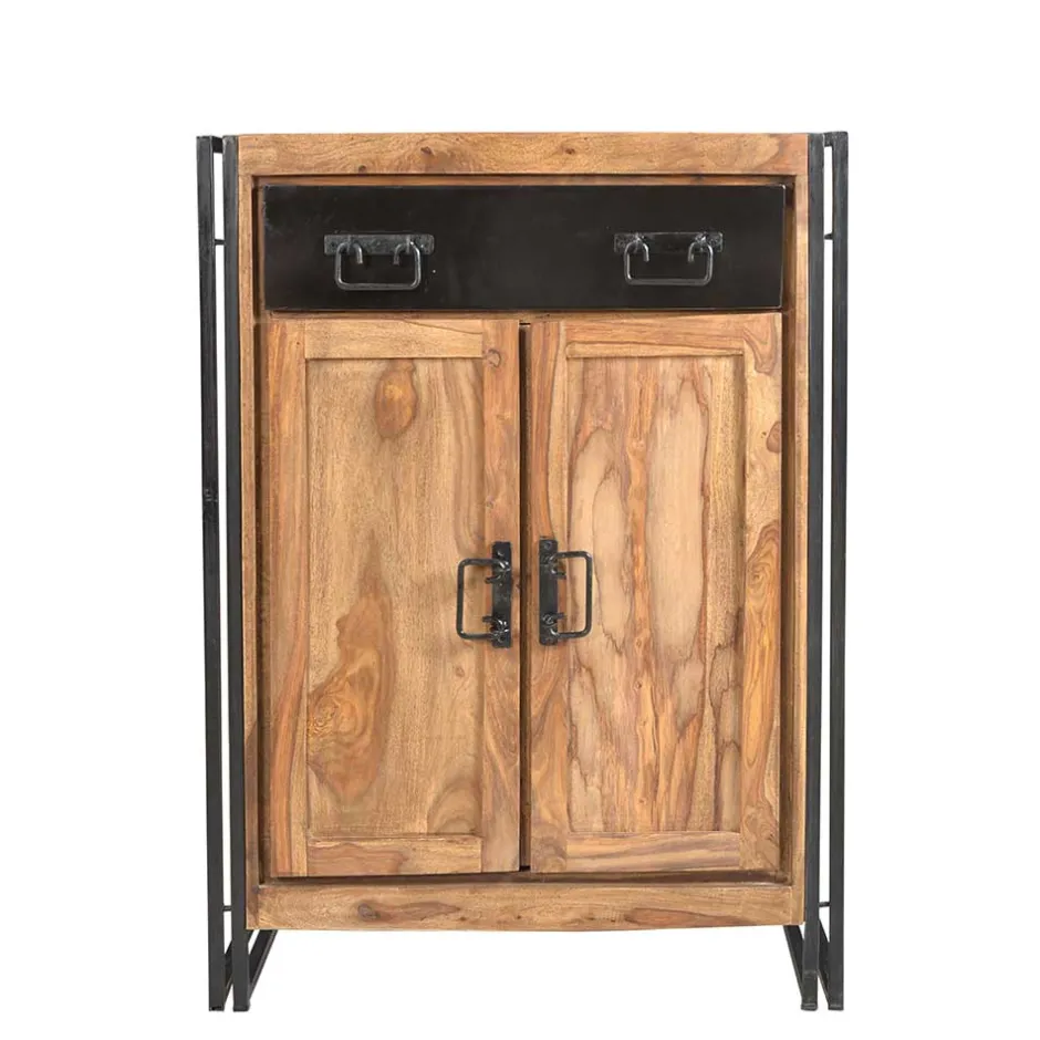 Wohnen Massivholz Kommode Mendoza aus Akazie Massivholz