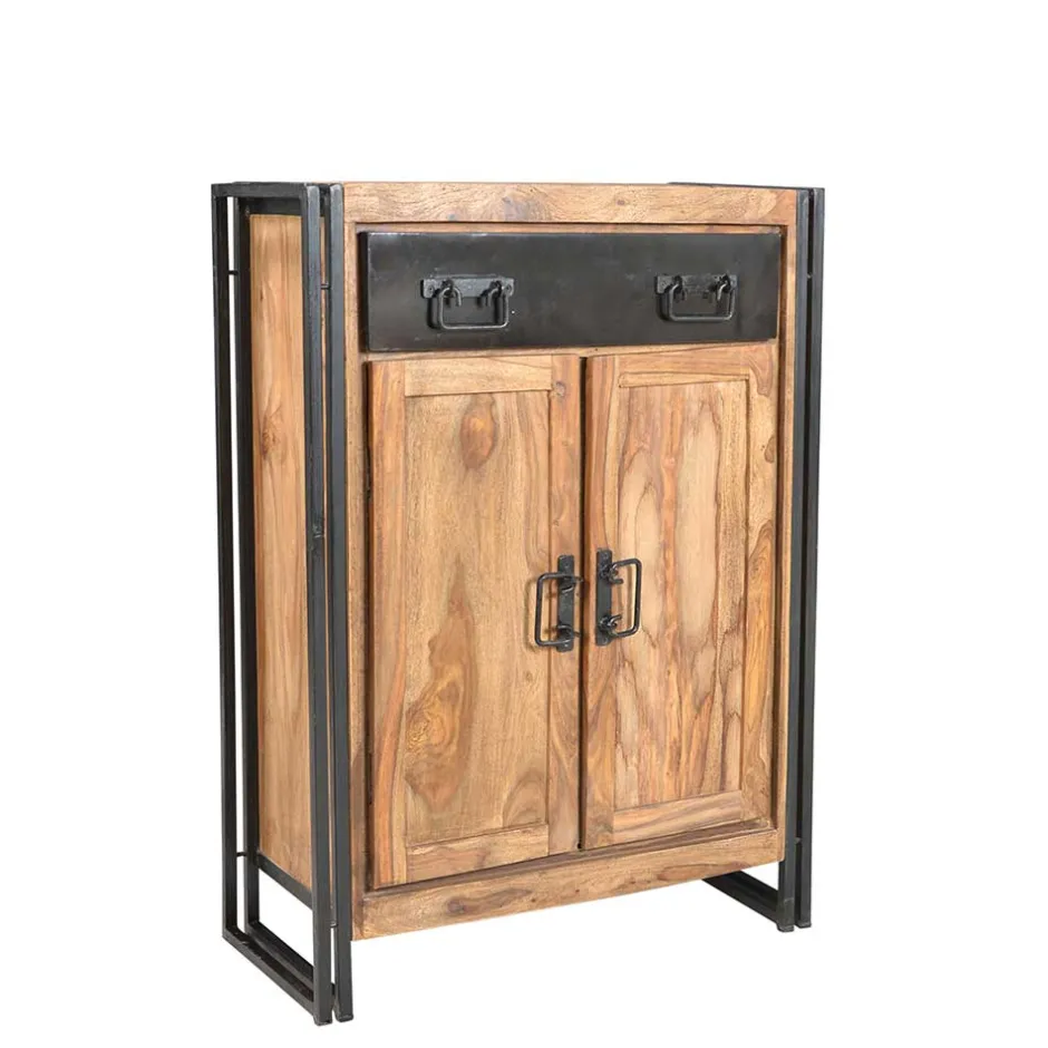 Wohnen Massivholz Kommode Mendoza aus Akazie Massivholz