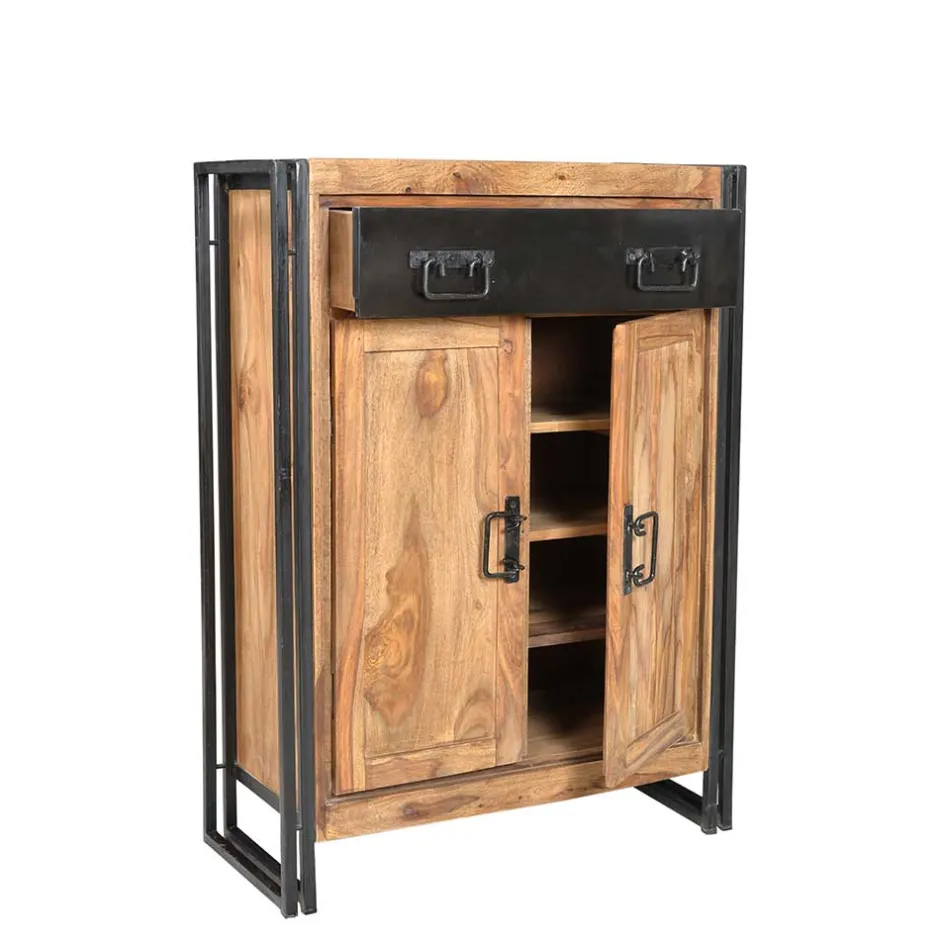 Wohnen Massivholz Kommode Mendoza aus Akazie Massivholz