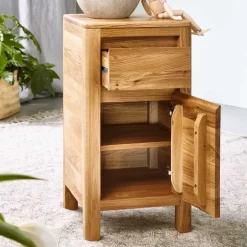 Wohnen Massivholz Kommode Uvinessa 1-türig mit Schublade