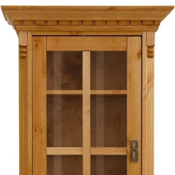Massivholz Landhausvitrine gebeizt & geölt - Fausanda^Wohnen Sale