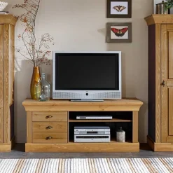 Massivholz Lowboard Piatra aus Kiefer^Wohnen Outlet