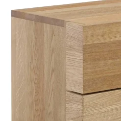 Wohnen Massivholz Nachttisch Sofie mit zwei Schubladen