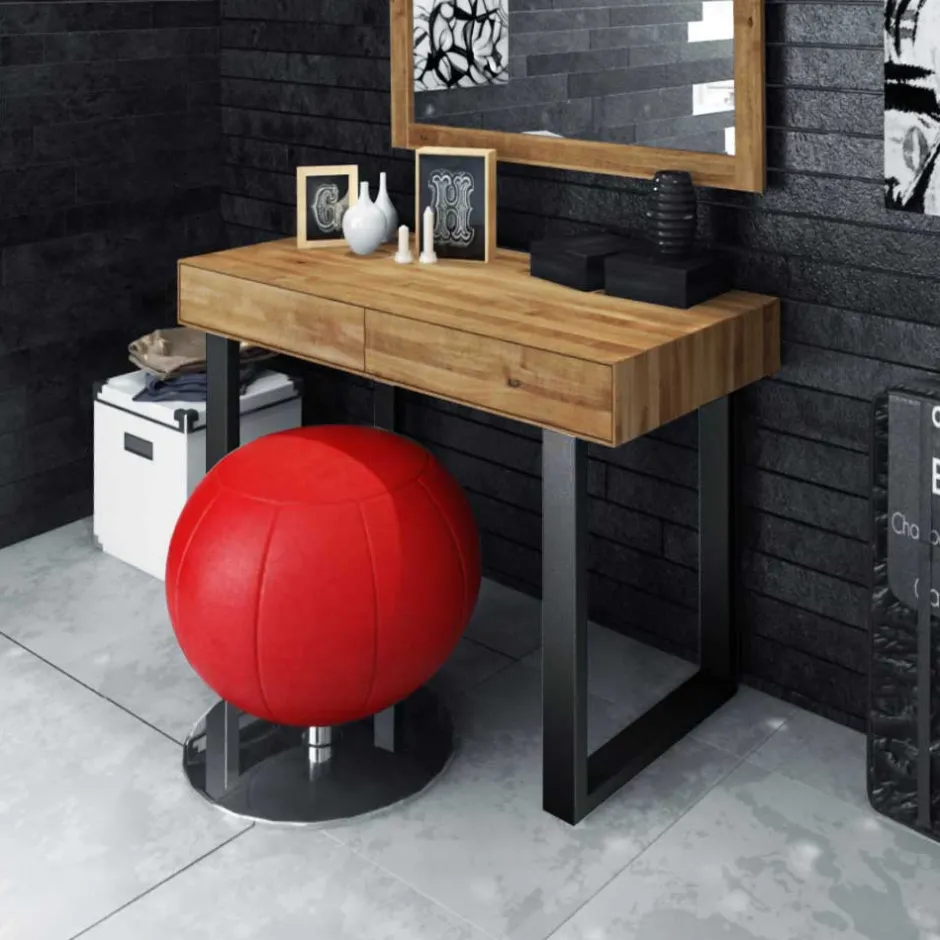 Wohnen Massivholz Schminktisch Manzey aus Wildeiche Massivholz