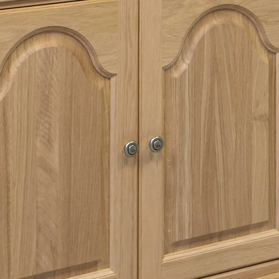 Wohnen Massivholz Sekretär aus Eiche geölt - Catuella