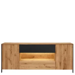 Massivholz Sideboard - modern mit LED Licht - Viligrana^Wohnen Hot