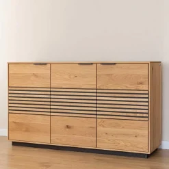 Wohnen Massivholz Sideboard aus Eiche - Eribella