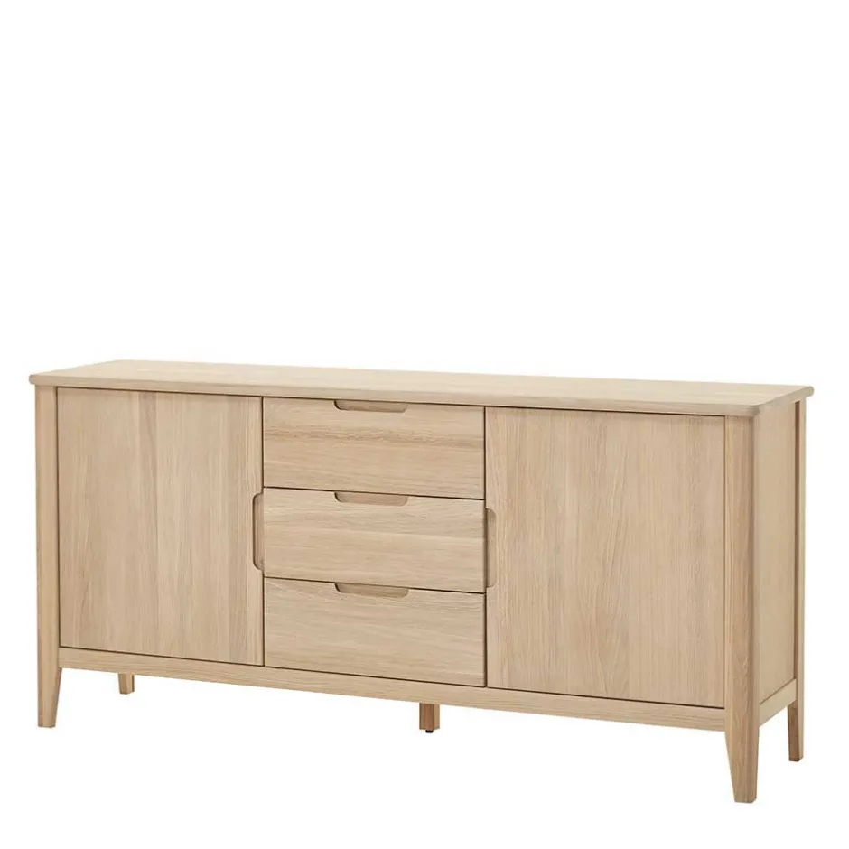 Massivholz Sideboard in Eiche Bianco - Vangus^Wohnen New