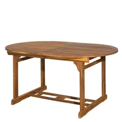 Massivholz Tischgruppe oval - Eliva (vierteilig)^Wohnen Online