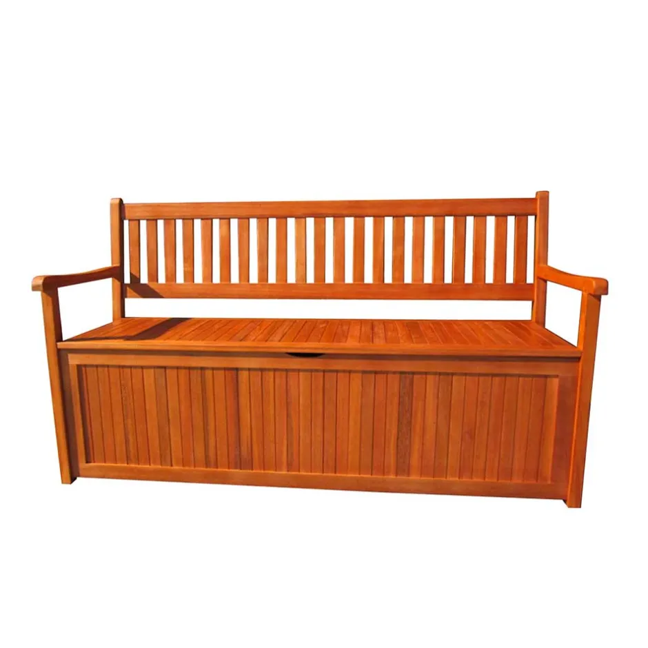 Wohnen Massivholz Truhenbank Bern für den Garten