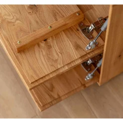 Massivholz TV Kommode mit LED Beleuchtung - Cocondar^Wohnen New