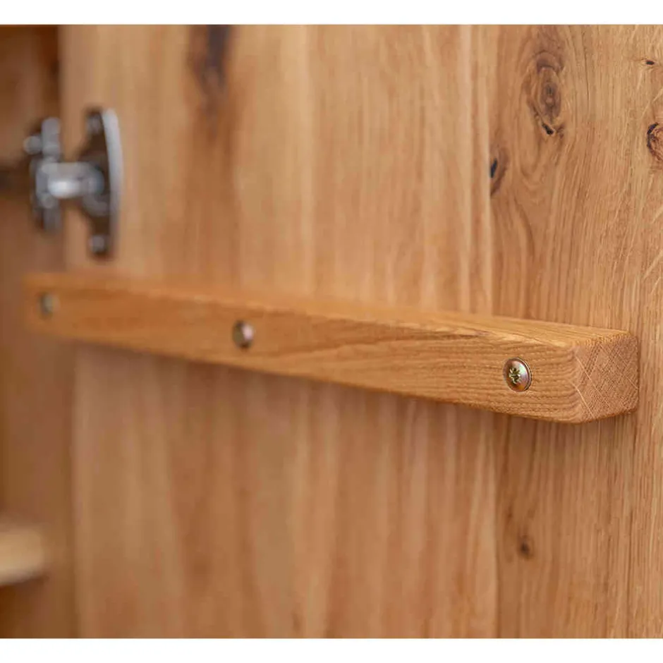 Massivholz TV Kommode mit LED Beleuchtung - Cocondar^Wohnen New