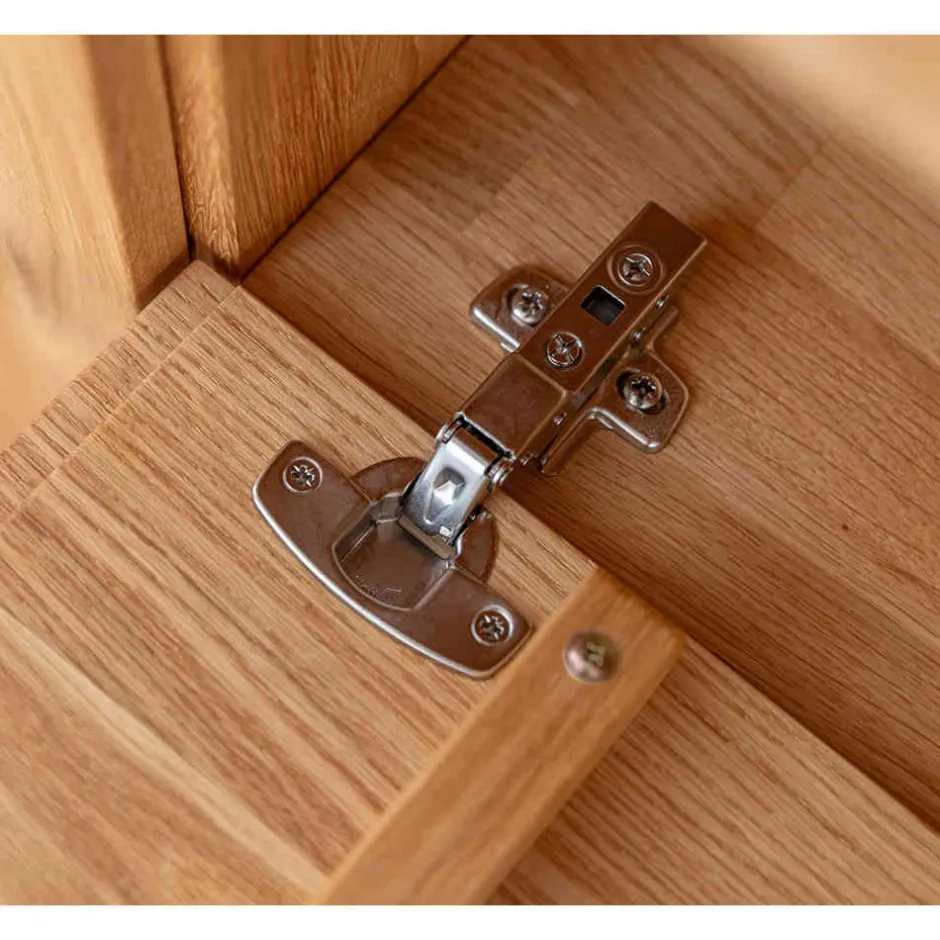 Massivholz TV Kommode mit LED Beleuchtung - Cocondar^Wohnen New