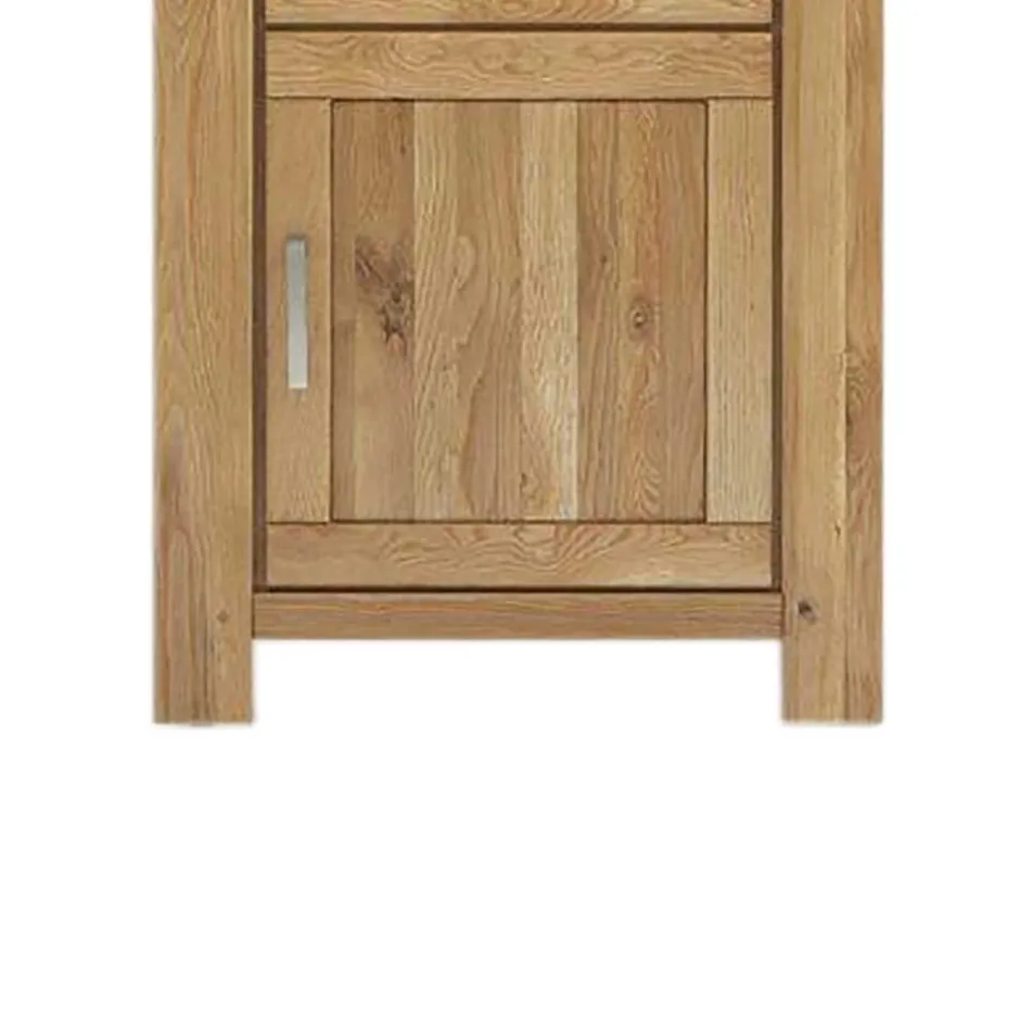 Wohnen Massivholz Vitrine Ladressa aus Wildeiche geölt