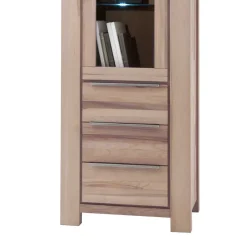 Wohnen Massivholz Vitrine Thivios aus Wildeiche