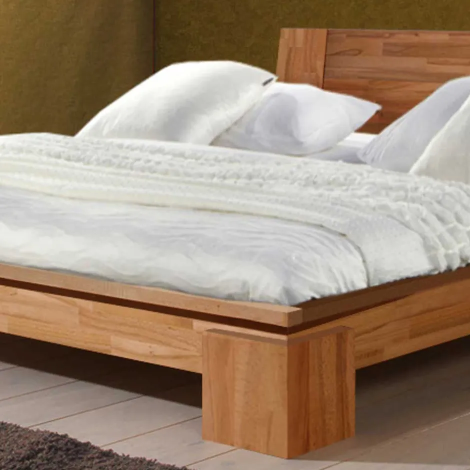 Wohnen Massivholzbett Zamaron aus Kernbuche