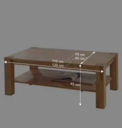 Massivholz-Couchtisch Pogamo aus Kernbuche^Wohnen Best