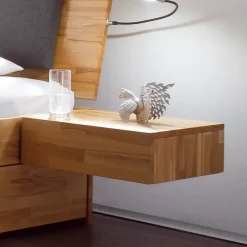 Wohnen Massivholz-Doppelbett Brodivana mit Bettschubladen