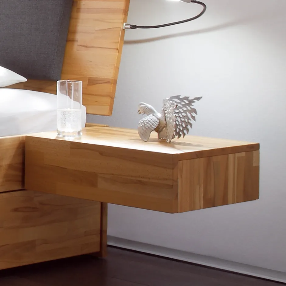 Wohnen Massivholz-Doppelbett Brodivana mit Bettschubladen