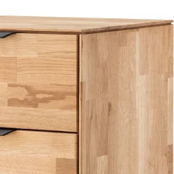 Wohnen Massivholz-Hochkommode - parkettverleimt - Kassanda