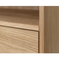 Wohnen Massivholz-Kommode mit Fach und drei Schubladen - Fabijola