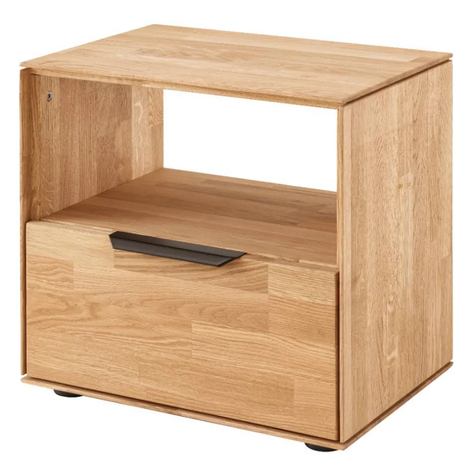 Wohnen Massivholz-Nachtkommode 47 cm hoch - Kassanda
