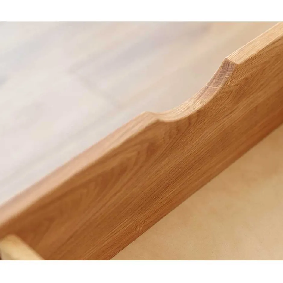 Wohnen Massivholz-Nachtkommode mit Schublade - Fabijola