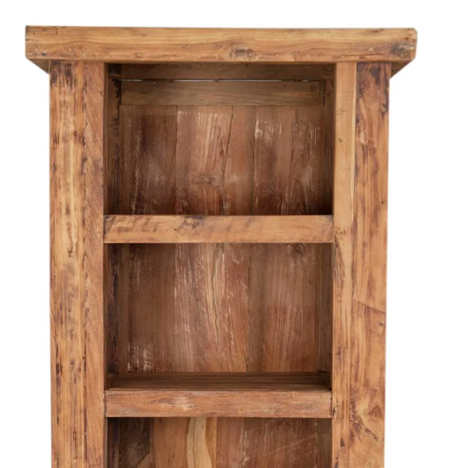 Wohnen Massivholzregal Ragista aus Teak Recyclingholz