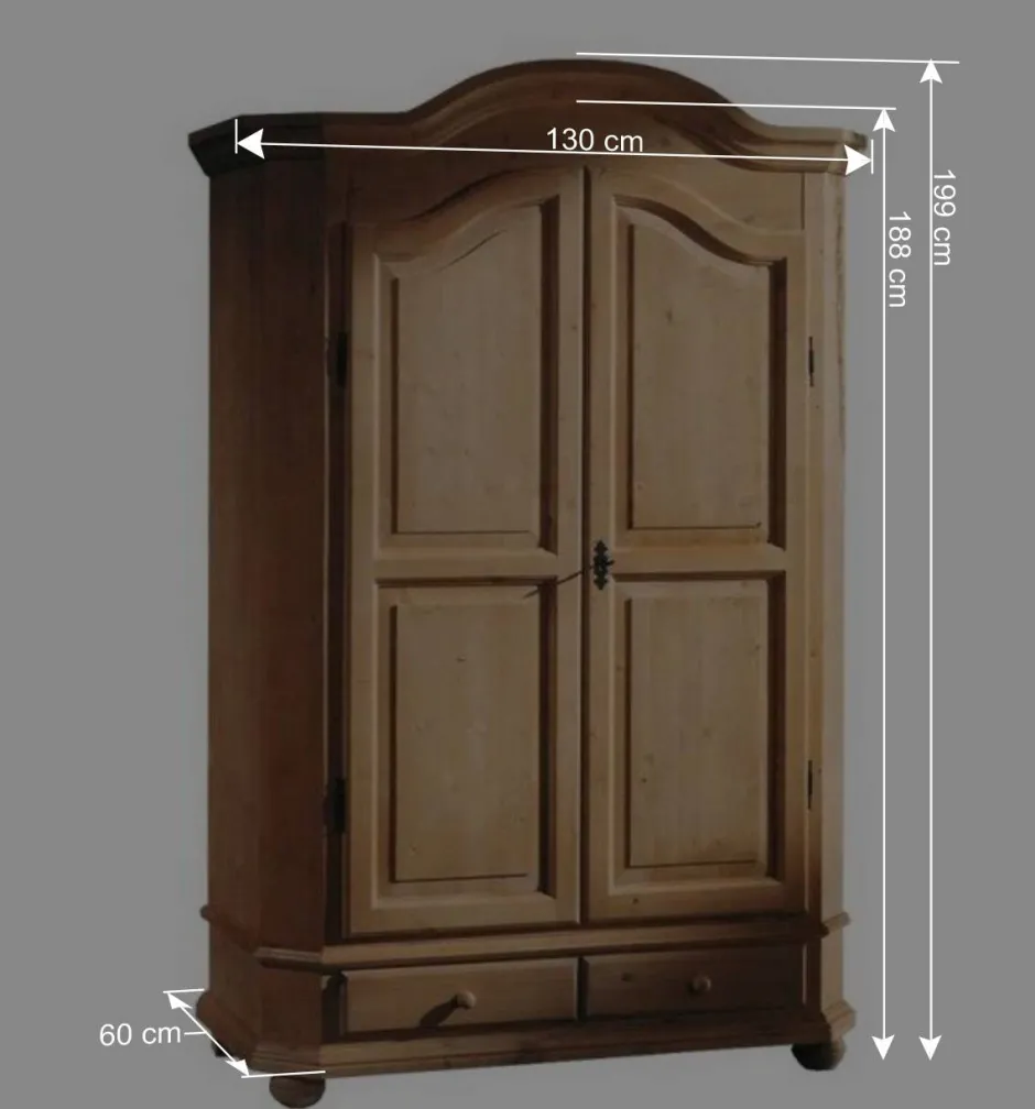 Massivholzschrank Dahara aus Fichte^Wohnen Clearance