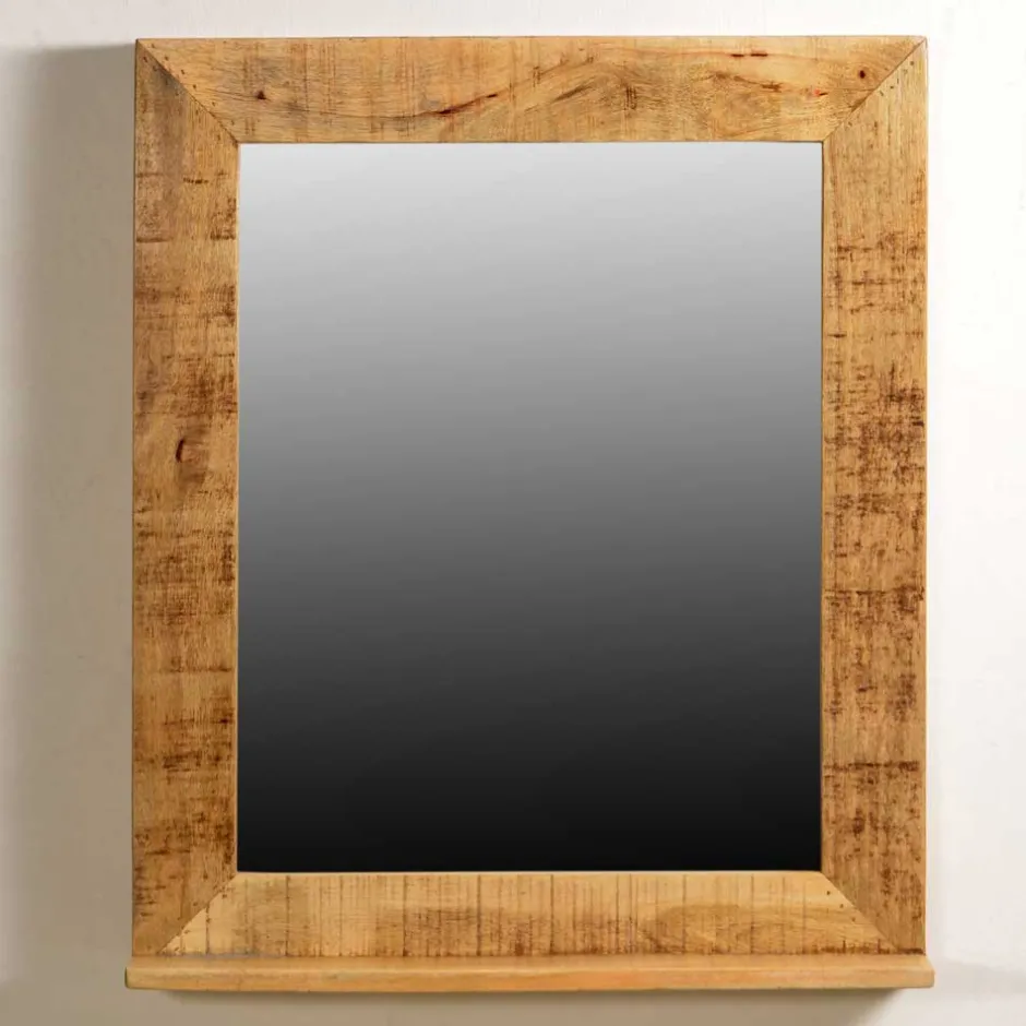 Massivholzspiegel Indri aus Mangobaum^Wohnen Best