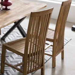 Massivholzstuhl Mangato mit hoher Lehne^Wohnen Discount