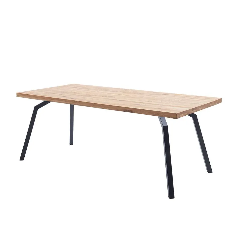 Wohnen Massivholztisch aus Balkeneiche - Leveziano