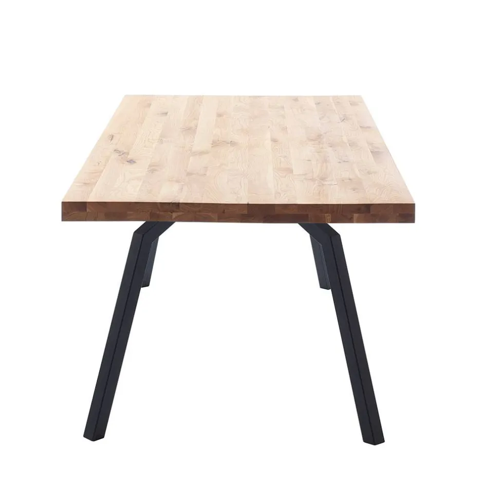 Wohnen Massivholztisch aus Balkeneiche - Leveziano