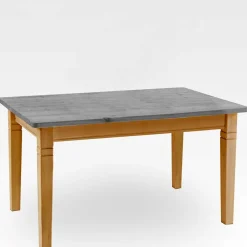 Wohnen Massivholztisch in Grau & Kiefer Lauge - Eshelas