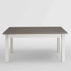 Massivholztisch Ovidos aus Kiefer Grau Weiß^Wohnen Online