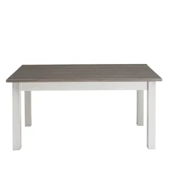 Massivholztisch Ovidos aus Kiefer Grau Weiß^Wohnen Online