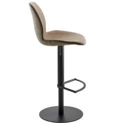 Material Mix Barstuhl in Beige & Schlamm - Vismarel^Wohnen Hot