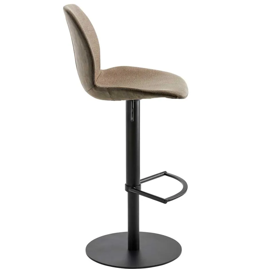 Material Mix Barstuhl in Beige & Schlamm - Vismarel^Wohnen Hot