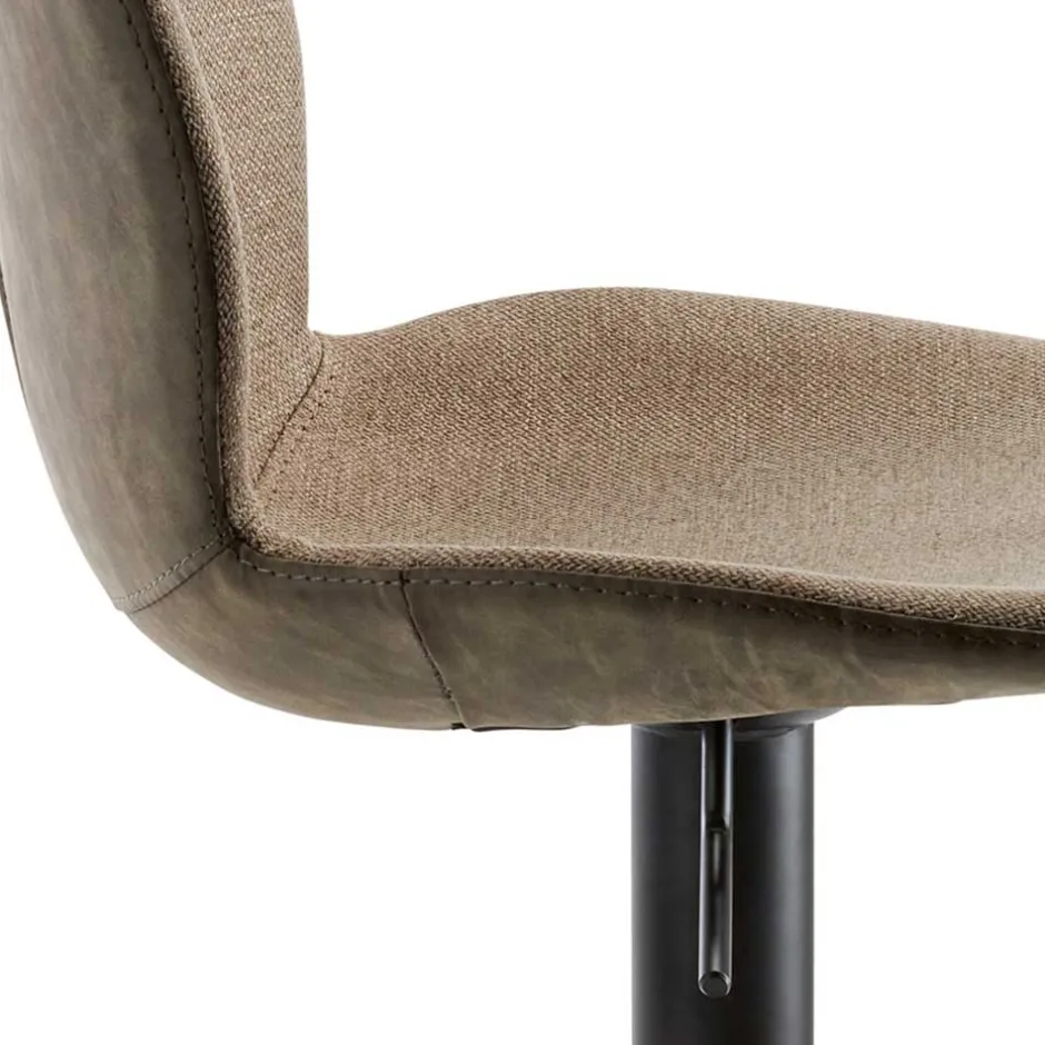 Material Mix Barstuhl in Beige & Schlamm - Vismarel^Wohnen Hot