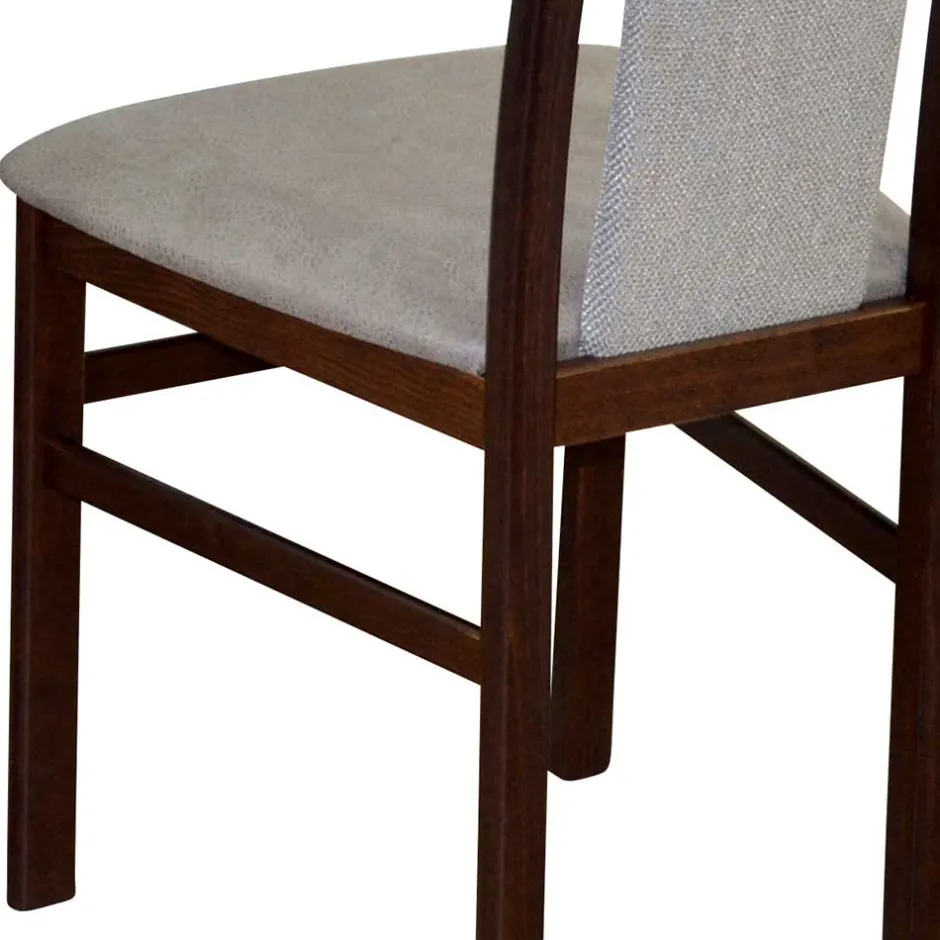 Material Mix Stühle gepolstert - Silevos (2er Set)^Wohnen Discount