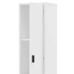 Wohnen Mattweißer Hängeschrank fürs Wohnzimmer - Dualkos