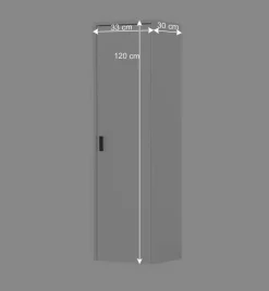 Wohnen Mattweißer Hängeschrank fürs Wohnzimmer - Dualkos