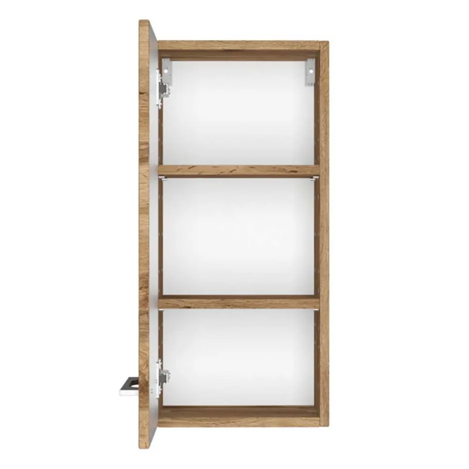 Wohnen Möbel Badeinrichtung in Wildeichefarben - Lemnas (fünfteilig)