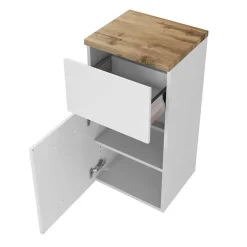 Möbel Badezimmer Set in Weiß - Misbonas (vierteilig)^Wohnen Discount