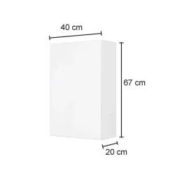 Möbel Badezimmer Set in Weiß - Misbonas (vierteilig)^Wohnen Discount