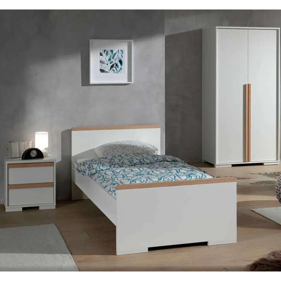 Möbel für das Jugendzimmer in Weiß - Eldrus (vierteilig)^Wohnen Outlet