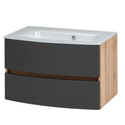 Wohnen Möbel fürs Badezimmer zweifarbig - Larutta (dreiteilig)