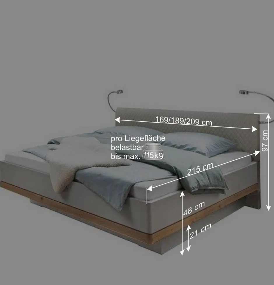 Wohnen Möbel Schlafzimmer Set modern - Crascanu (vierteilig)