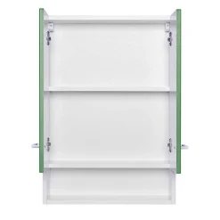 Wohnen Möbel Set aus Bad Serie in Grün - Loenixa (vierteilig)